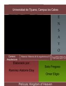 CRuzdas Ensayo de la pelicula