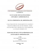 Como se hace una Tesis financiamiento