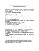 Con base en la lectura de la obra escrita, aplica el análisis de textos y desarrolla el siguiente cuestionario. Se debe enviar de forma digital al correo dianalcala@yahoo.com