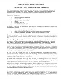 TEMA: VECTORES DEL PROCESO GRUPAL. Página 1