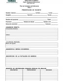 Como es un Plan de atencion de enfermeria pae 1