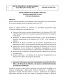 Informe de nutricion