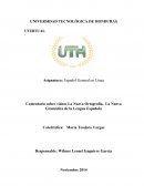 Comentario sobre videos La Nueva Ortografía, La Nueva Gramática de la Lengua Española