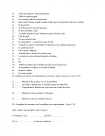 Prueba Lectura Complementaria “El problema de Martina” (María Luisa Silva). Página 3