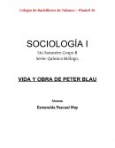 Cual fue la Vida y Obra de Peter Blau