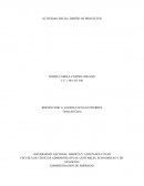 LA NUEVA ACTIVIDAD INICIAL DE DISEÑO DE PROYECTO