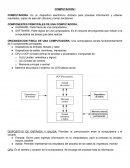 Computacion. COMPONENTES PRINCIPALES DE UNA COMPUTADORA