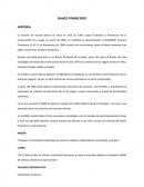 Avanze del labuero en el Banco financiero