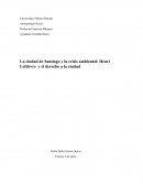 La Ciudad de Santiago y la crisis ambiental