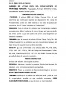 Auto de Admision de Herencia