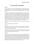 AEC: “Disolución y liquidación” Ejercicio 1