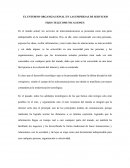 EL ENTORNO ORGANIZACIONAL EN LAS EMPRESAS DE SERVICIOS FIJOS TELECOMUNICACIONES