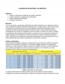 Calibración material volumetrico