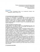 Psicopatología del niño y el adolescente