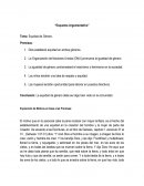 Esquema Argumentativo (Equidad de género)