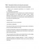 TEMA 1. Antecedentes históricos de la educación psicomotora