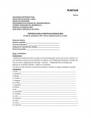 Práctica para el leguanje oral