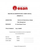 Gerencia de Operaciones y Supply Chain Management