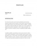 TRABAJO DE INVESTIGACION DE LA PEDOFILIA