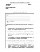 FICHA DE CONTROL DE LECTURA