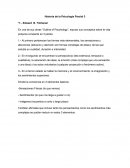Historia de la Psicología Parcial 3