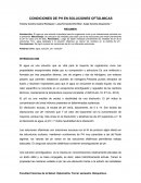 CONDICIONES DE PH EN SOLUCIONES OFTÁLMICAS