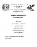 Estrategias sustentables dentro de una organización