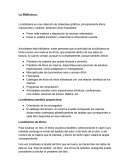 La biblioteca es una colección de materiales gráficos