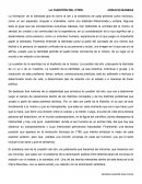 LA CUESTIÓN DEL OTRO. HORACIO BANEGA