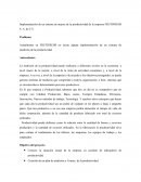 Implementación de un sistema de mejora de la productividad de la empresa FRUTIFREHS S. A. de C.V
