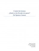 Control de lectura quien se llevo mi queso