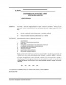 MEMORANDO CONOCIMIENTO DEL CLIENTE