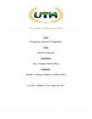 CONCEPTO DE PRESUPUESTO GENERAL DE LA REPUBLICA
