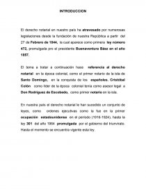 Derecho notarial. Página 1