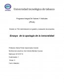 Ensayo de la inmoralidad