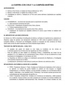La guerra con chile