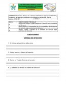 CUESTIONARIO DEL SISTEMA DE INYECCIÓN