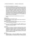 Sociedad y comunicacion