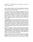 Desarrollo de la Caridad asistencia y Beneficencia y aparición de Trabajo Social en Europa