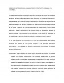 DERECHO INTERNACIONAL HUMANITARIO Y CONFLICTO ARMADO EN COLOMBIA