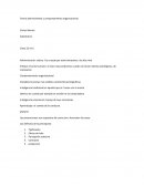 Comportamiento organizaciones