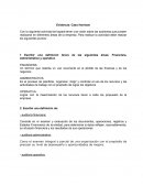 Evidencia: Caso Harrison