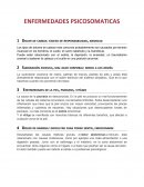 LAS ENFERMEDADES PSICOSOMATICAS