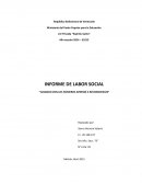 INFORME DE LABOR SOCIAL “JUGANDO CON LOS NÚMEROS APRENDÍ A RECONOCERLOS”