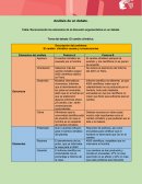 Analisis de un debate