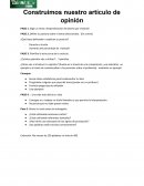 ARTICULO DE OPINION