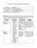 Formato PIA: matriz de estrategias de aprendizaje