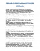 Reglamento de laboratorio