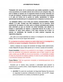 Analisis de accidente de trabajo