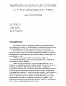 PROYECTO DE ARTICULACIÓN ENTRE EL NIVEL PRIMARIO Y EL NIVEL SECUNDARIO